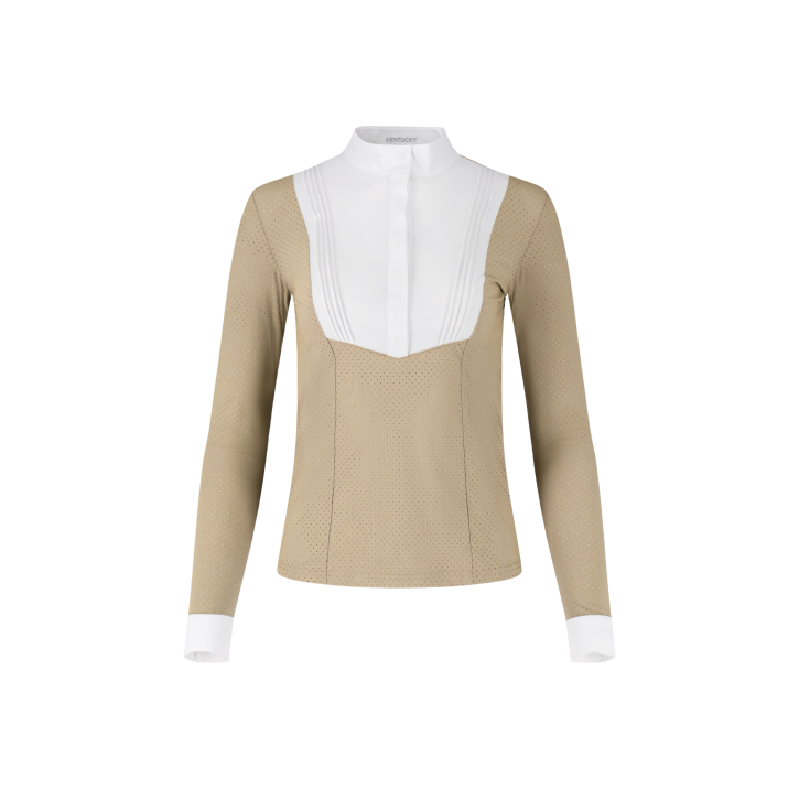 Kentucky Damen Turniershirt Langarm Heritage Air Beige