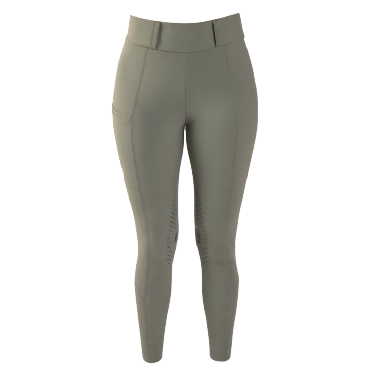 Kentucky Reitleggings Kniegrip Dusty Green