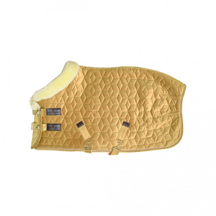 Kentucky Turnierdecke Show Rug Velvet Senfgelb