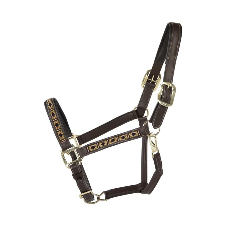 Kentucky Halfter Pearls Gold