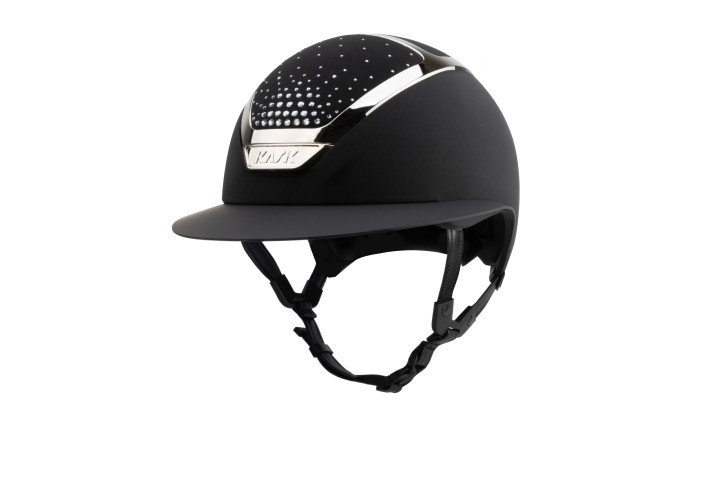 Kask Star Lady Chrome Black Crystals Passage Crystal Shade 54