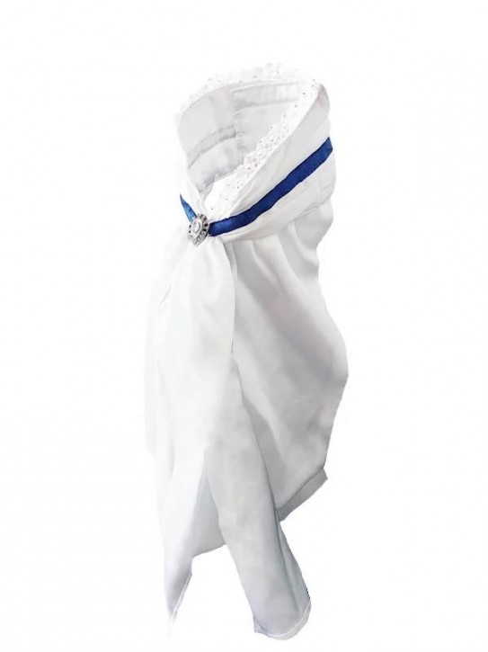 Equestrian Stockholm Plastron "Queen Navy"