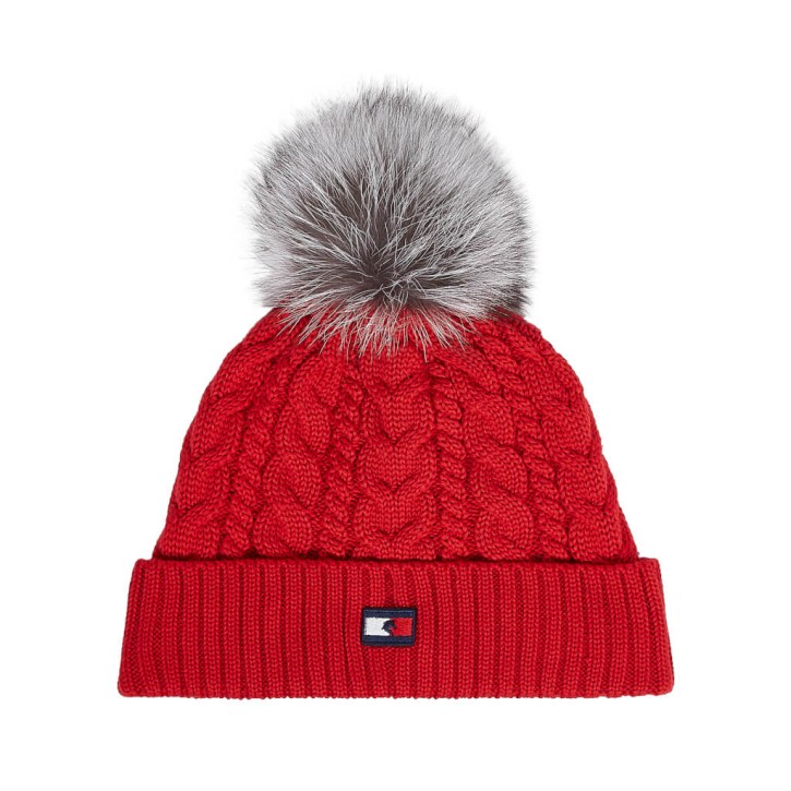 Tommy Hilfiger Equestrian Beanie Primary Red