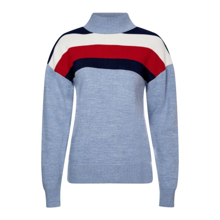 Tommy Hilfiger Equestrian Damen Rollkragen Pullover Moonstone