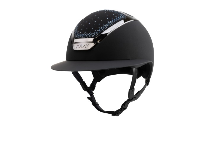 Kask Star Lady Chrome Black Crystals In Out Montana Blue 53