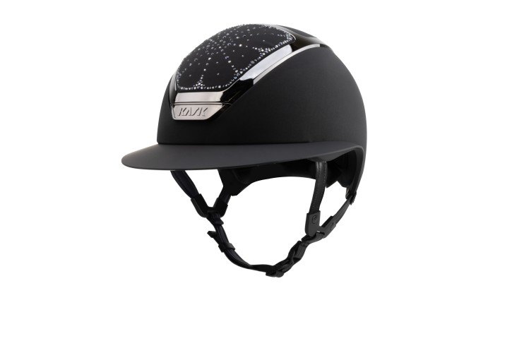 Kask Star Lady Chrome Black Crystals Riviera Graphite Mix