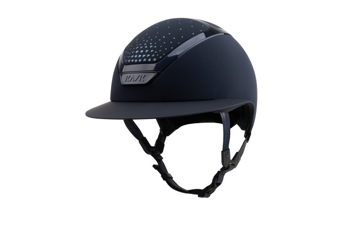 Kask Star Lady Chrome Navy Crystals Passage Montana Blue