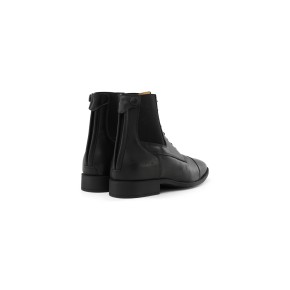 Dyon Stiefelette mit Schnürung aus Leder Schwarz