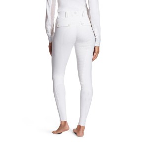 Ariat Damen Vollgrip Reithose Tri Factor weiss