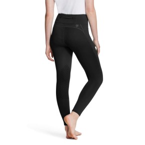 Ariat Damen Attain Kniegrip Thermo Reitleggings Schwarz L