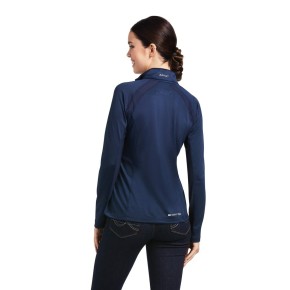 Ariat Sunstopper 1/4 Zip Baselayer navy