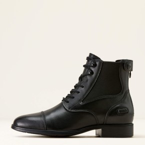 Ariat Stiefelette Kendall Schnürung und Backzip Paddock schwarz