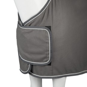 Horka Abschwitzdecke grau/silber