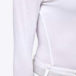 Cavalleria Toscana Damen Turniershirt langarm weiß M