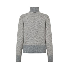 Kingsland Damen Half-Zip Strickpullover KLAudrey Light Grey Melange