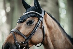 Kentucky Fliegenohren Long Stone & Pearls schwarz