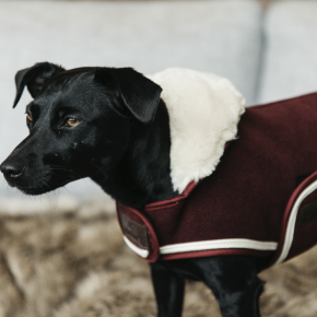 Kentucky Hundedecke Heavy Fleece bordeaux SM