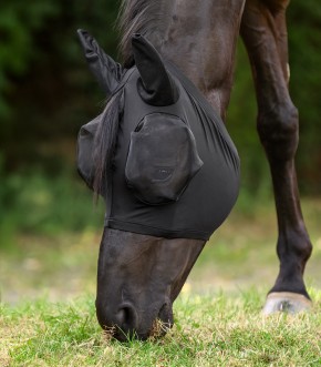 Waldhausen Fliegenmaske Puck schwarz Warmblut