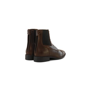 Dyon Stiefelette mit Schnürung aus Leder Braun