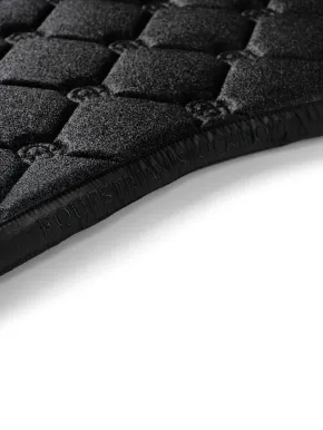 Equestrian Stockholm Dressur Schabracke All Black Glimmer Full