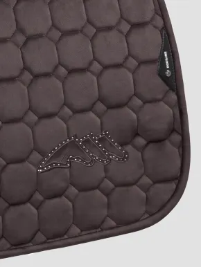 Equiline Springschabracke Velvet EQGaulo mit Fliegenohren Coffee Bean