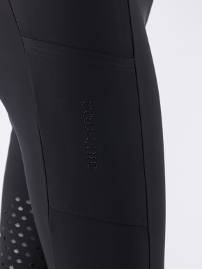 Equiline Damen Vollgrip Reitleggings EQGalafh Schwarz