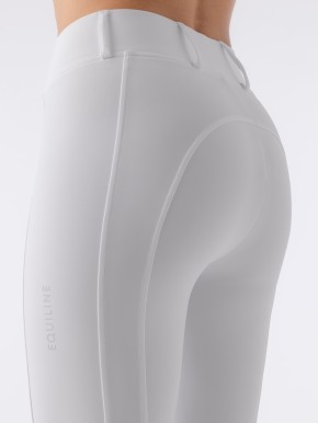 Equiline Damen Kniegrip Reitleggings Carbek weiß