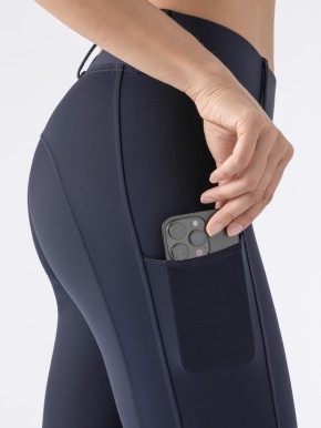 Equiline Damen Kniegrip Reitleggings Carbek Navy