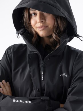 Equiline Damen Regenmantel Eqextre schwarz