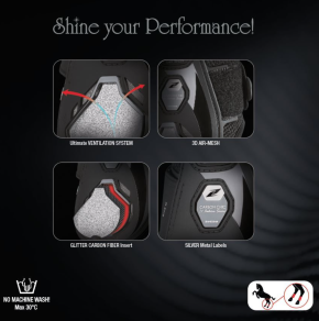 Zandona CARBON CHIC YOUNG Streichkappen schwarz