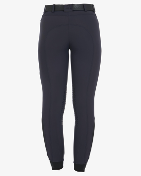 Equestro Damen Reithose Slim-fit mit Kniegrip - Navy Equestro Damen Reithose Slim-fit mit Kniegrip - Navy