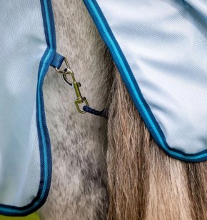 Horseware Amigo Fliegendecke Bug Rug Plus Azure Blue/Navy & Electric Blue