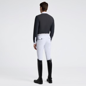 Cavalleria Toscana Herren Turniershirt Langarm Charcoal
