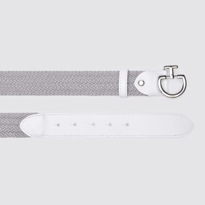 Cavalleria Toscana Damen Gürtel grau/weiß M
