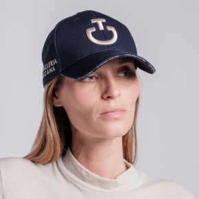 Cavalleria Toscana Cap Navy/Rainy Day