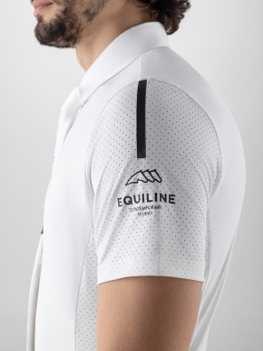 Equiline Herren Turniershirt Cooac Weiß