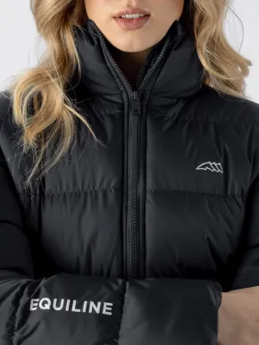 Equiline Damen Steppjacke Esatek schwarz