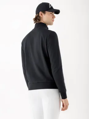 Equiline Herren Sweatjacke Ebrek schwarz