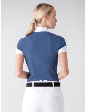 Equiline Damen Turniershirt Colid indigo blue