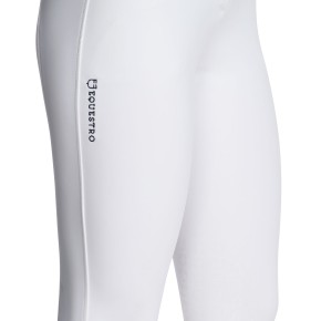 Equestro Damen Reithose Slim-fit mit Kniegrip - weiß