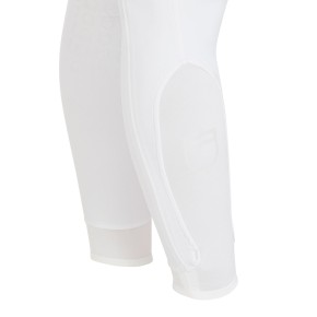 Equestro Damen Reithose Slim-fit mit Kniegrip - weiß