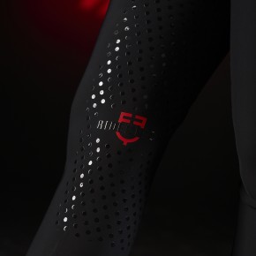 Equestro RIDERTECH Damen Reithose mit Vollgrip - schwarz 34 (it 40)