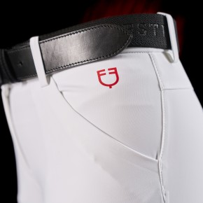 Equestro RIDERTECH Damen Reithose mit Vollgrip - weiß 36 (it 42)