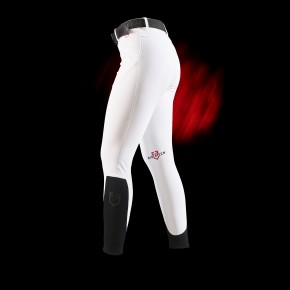 Equestro RIDERTECH Damen Reithose mit Vollgrip - weiß 36 (it 42)