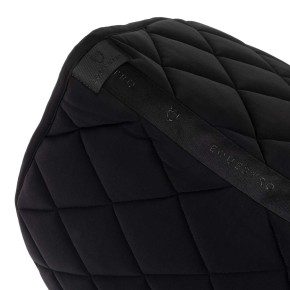 Equestro Springschabracke mit Glitzersteinen schwarz FULL
