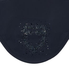 Equestro Fliegenohren Glitzer Logo - Navy FULL