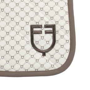 Equestro Dressurschabracke Logo Monogramm Walnut FULL Equestro Dressurschabracke Logo Monogramm Walnut FULL