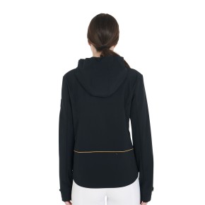 Equestro Damen Softshelljacke slim fit - schwarz