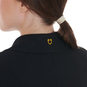 Equestro Damen Turnierjacket perforiert - schwarz
