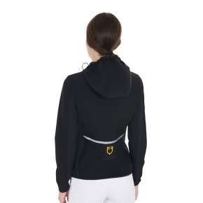 Equestro Damen technische gefütterte Jacke schwarz